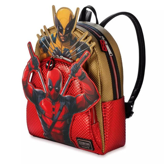 Funko Loungefly Zaino (Marvel Deadpool & Wolverine 3) Borsa Ufficiale Backpack