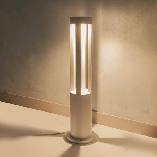 Lampione Giardino Lampada 12W Led Terra Esterno Lampioncino Bianco Calda Es28