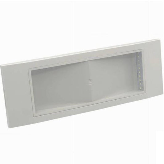 Lampada Di Emergenza Led A Parete Completa Di Incasso/Batteria 300Lm Luce Fredda