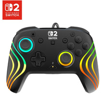 Turtle Beach - Afterglow (Nero) - Controller Wired RGB Retroilluminato Gaming Cablato per Nintendo Switch 2, Funziona anche con Nintendo Switch/Oled