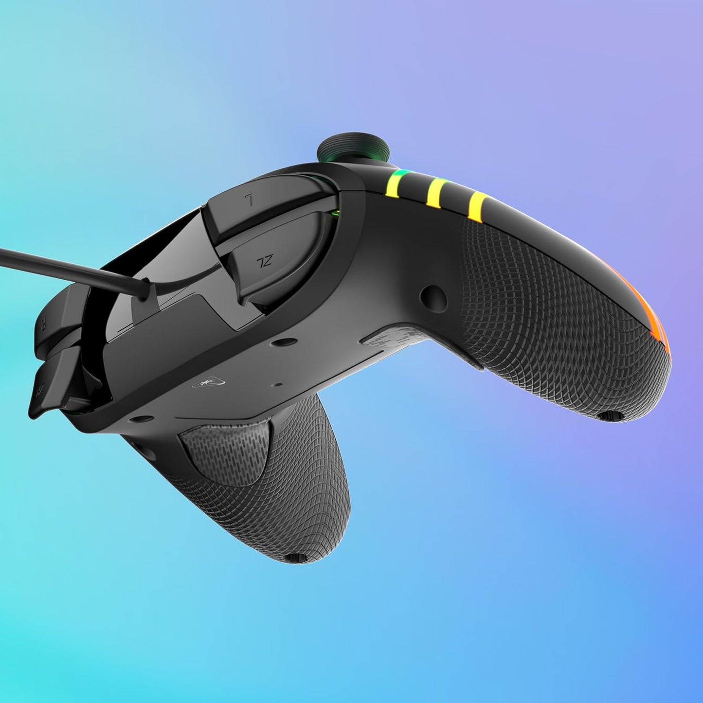 Turtle Beach - Afterglow (Nero) - Controller Wired RGB Retroilluminato Gaming Cablato per Nintendo Switch 2, Funziona anche con Nintendo Switch/Oled
