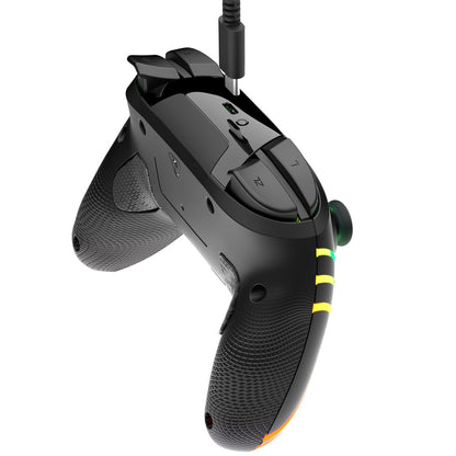 Turtle Beach - Afterglow (Nero) - Controller Wired RGB Retroilluminato Gaming Cablato per Nintendo Switch 2, Funziona anche con Nintendo Switch/Oled
