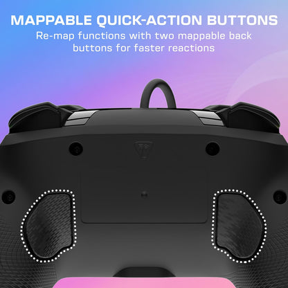 Turtle Beach - Afterglow (Nero) - Controller Wired RGB Retroilluminato Gaming Cablato per Nintendo Switch 2, Funziona anche con Nintendo Switch/Oled