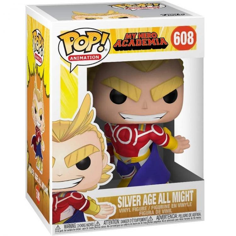 Funko Pop ! Animation My Hero Academia - Silver Age All Might (608) Vinyl Figure