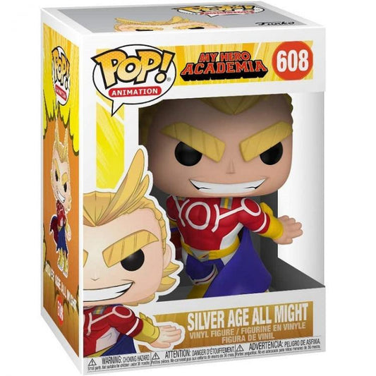 Funko Pop ! Animation My Hero Academia - Silver Age All Might (608) Vinyl Figure