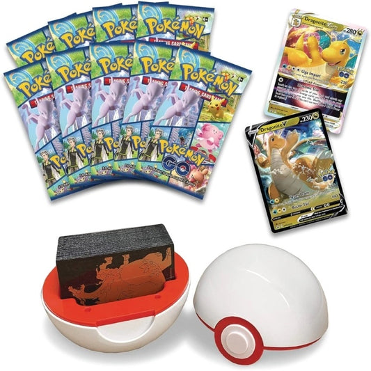 Pokemon Go - Dragonite-V Astro Collezione Portamazzo Premier Special Tgc Gcc