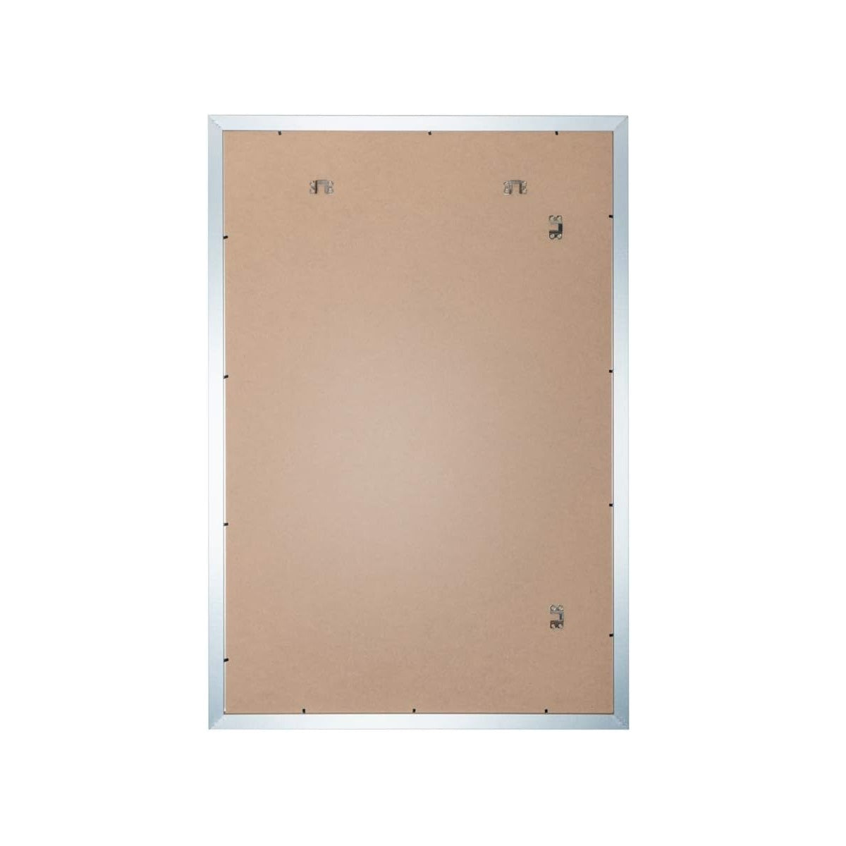 Grupo Erik: Cornice Poster 61 x 91,5 cm Argento da parete grande, in legno MDF, Cornice per Maglia da Calcio, Cornice per quadri grandi