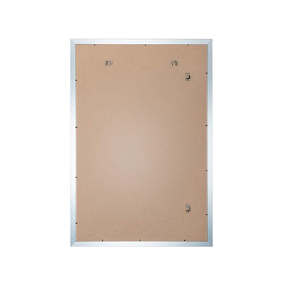 Grupo Erik: Cornice Poster 61 x 91,5 cm Argento da parete grande, in legno MDF, Cornice per Maglia da Calcio, Cornice per quadri grandi