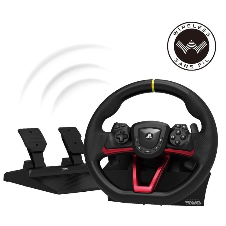 Hori Rwa Volante E Pedaliera Playstation 5 Racing Wheel Apex Wireless Ps5/Ps4/Pc