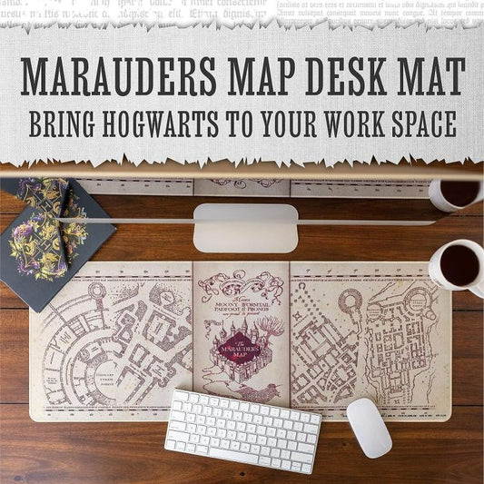Paladone Desk Mat Harry Potter: Marauder'S Map Tappetino Xxl Mouse Pad Scrivania