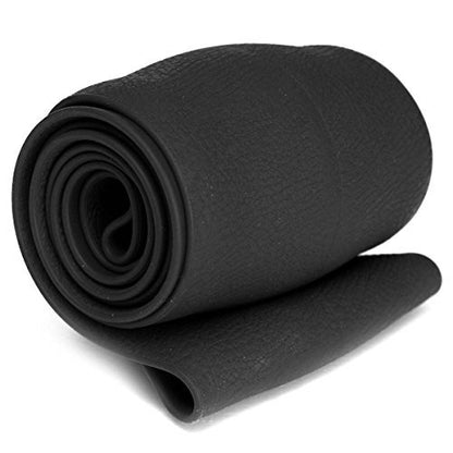 Coprivolante Auto In Silicone Antiscivolo Fodera Volante Nero Universale 35-41cm