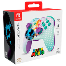 Turtle Beach - Rematch - Super Mario (Invincible Mario) Glow In the Dark - Controller da gaming wireless per Nintendo Switch 2, Funziona anche con Nintendo Switch/Oled/Lite - Pulsante C non disponibile.