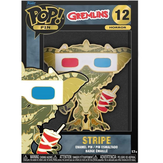 Funko Pop Pin ! Large Enamel Horror Gremlin - (12) Stripe - Figure Tmnt 9Cm