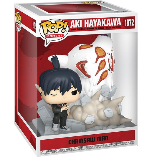 Funo Pop ! Moment - Chainsaw Man: Aki Hayakawa (1972) Fox Devil - Vinyl Figure da Collezione 25 cm