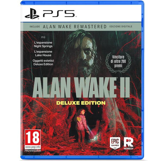 Alan Wake 2 Deluxe Edition Ps5 Gioco Italiano Pal Eu Playstation 5 Nuovo Ita