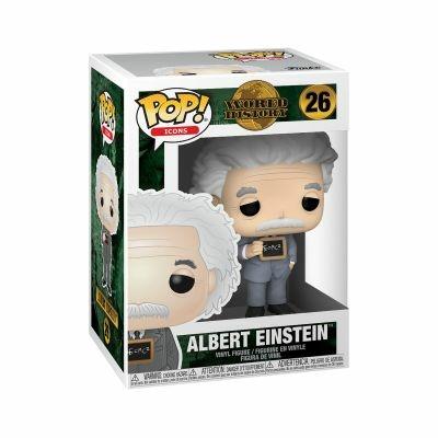 Funko Pop ! Icons World History - (26) Albert Einstein Vinyl Figure 9Cm Nuovo