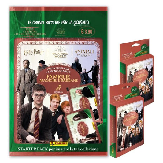 Panini Harry Potter Sticker Guida Album: Famiglie Magiche E Babbane Special Pack