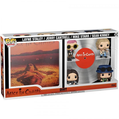 Funko Pop Albums Alice In Chains Layne - Cantrell - Starr - Kinney (31) 4 Pack