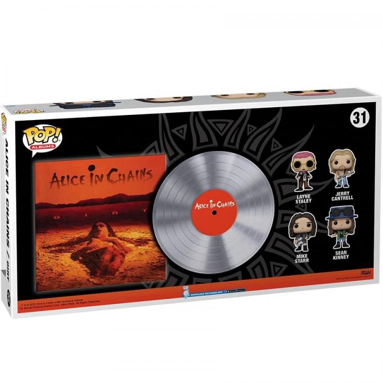 Funko Pop Albums Alice In Chains Layne - Cantrell - Starr - Kinney (31) 4 Pack