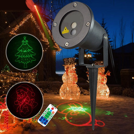 Proiettore Laser Luci Di Natale Natalizie Addobbo Natalizio Per Esterno Disegni