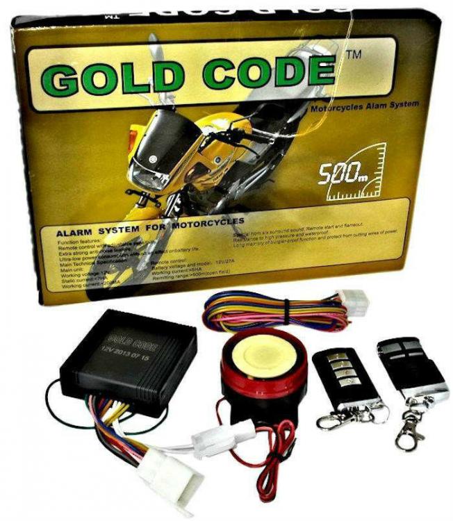 ANTIFURTO ALLARME ELETTRONICO TELECOMANDO PER MOTO E SCOOTER KIT COMPLETO SIRENA