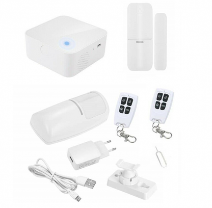 Kit Antifurto Casa Wi-Fi Allarme Android Ios Sicurezza Ufficio Wireless Smart