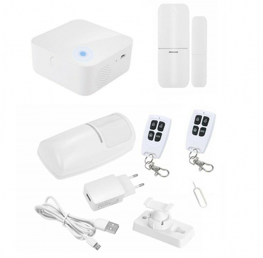 Kit Antifurto Casa Wi-Fi Allarme Android Ios Sicurezza Ufficio Wireless Smart