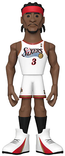 Funko Gold Nba Legend - Allen Iverson Premium 76Ers Figure Da Collezione 13Cm
