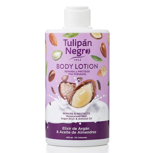 Tulipan Negro Lozione Corpo Crema (Elisir Argan E Olio Mandorle) 400Ml Protegge