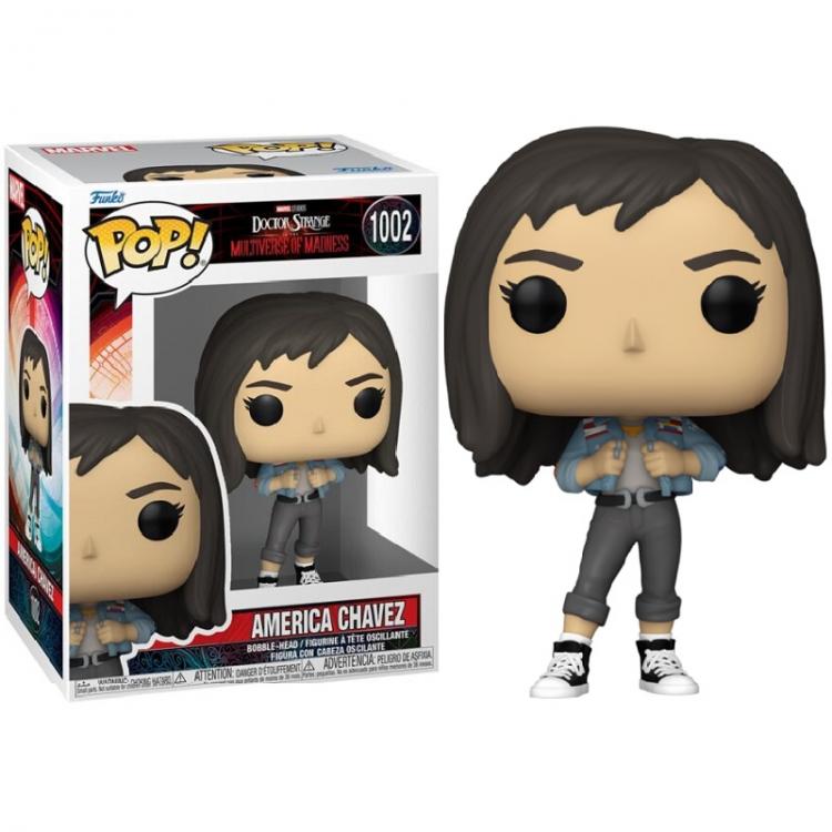 Funko Pop ! Marvel Studios Dr Strange 2 2022 - America Chavez 1002 Vinyl Figure