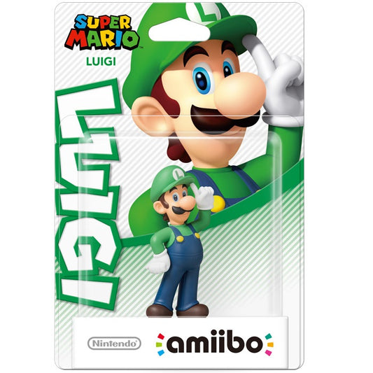 AMIIBO NINTENDO SUPER MARIO LUIGI STATUA DA COLLEZIONE SMASH BROS ACTION FIGURE
