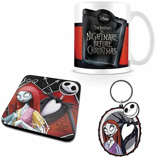 Pyramid Gift Set Nightmare B.C: Jack & Sally Confezione Regalo Tazza Portachiavi