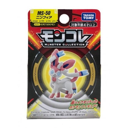 Takara Tomy: Pokèmon Moncolle - Monster Collection MS-50 (Sylveon) Ninfia Small Figure da Collezione 4 cm