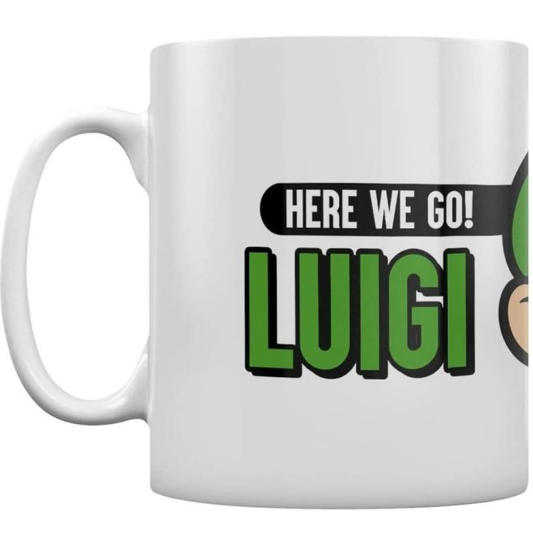 Pyramid Tazza Super Mario Bros (Here We Go Luigi) Mug Tazza In Ceramica Scatola