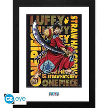 ABYSTYLE - ONE PIECE (LUFFY IN WANO ARTWORK) POSTER INCORNICIATO STAMPA CORNICE