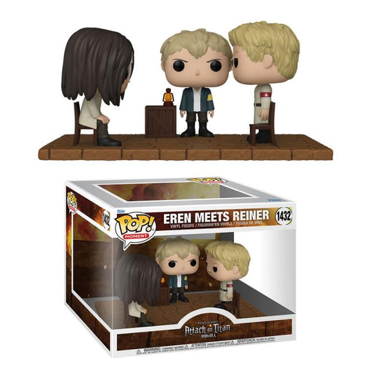 Funko Pop ! Animation Moments Attack On Titan S5 - (1432) Eren Meets Reiner 20Cm