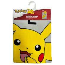 Telo Mare Pokemon Pikachu Beach Asciugamano Microfibra Da Spiaggia 140X70Cm