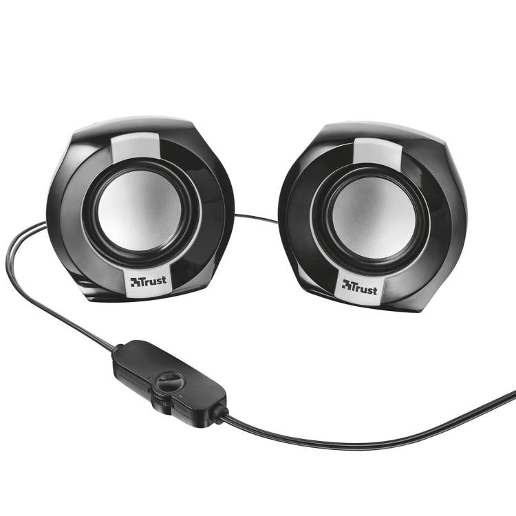 Trust Polo Speaker 2.0 Casse 8W Pc Audio Set Altoparlanti Stereo Desktop Nero