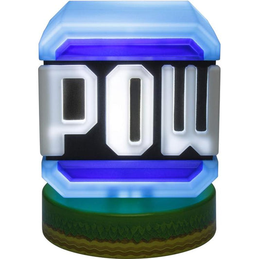 Paladone Lampada Tavolo Super Mario Pow Block Light Night Luce Notturna Ragazzi