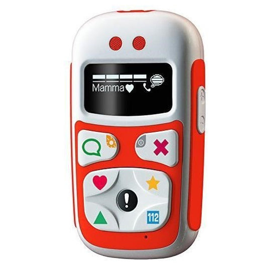 Giomax Baby Phone U10 1.1" Cellulare Per Bambini Gps Gsm Dual Band Ita Red Rosso