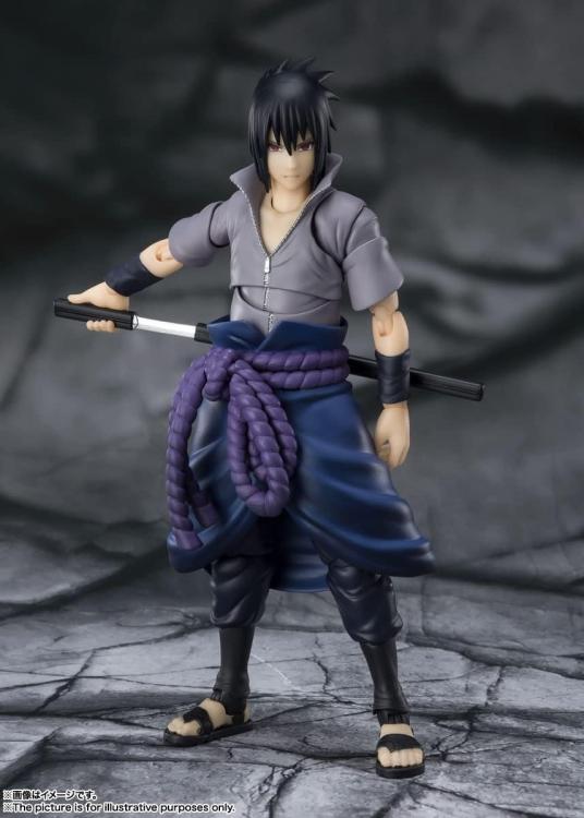 BANDAI SH FIGUARTS : NARUTO SHIPPUDEN (SASUKE UCHIHA) HATRED FIGURE ANIME 15CM