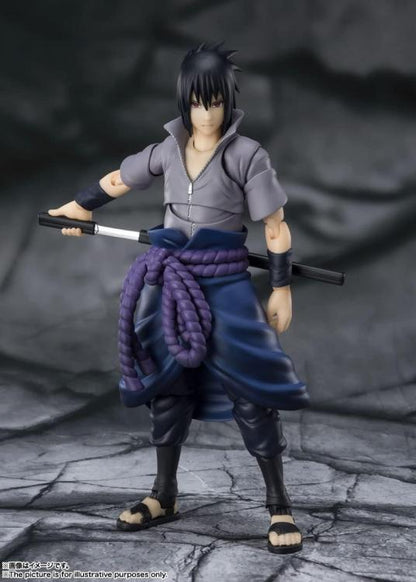 BANDAI SH FIGUARTS : NARUTO SHIPPUDEN (SASUKE UCHIHA) HATRED FIGURE ANIME 15CM