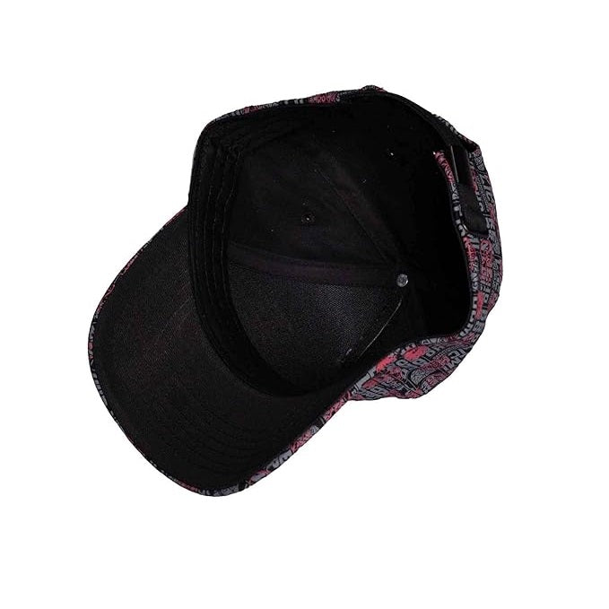 Difuzed - Dungeons & Dragons Logo Ufficiale D&D Strapback - Berretto Cappello con Visiera Curva Stile Baseball Cap Nero