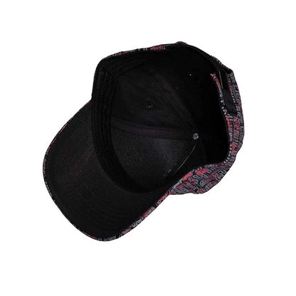 Difuzed - Dungeons & Dragons Logo Ufficiale D&D Strapback - Berretto Cappello con Visiera Curva Stile Baseball Cap Nero
