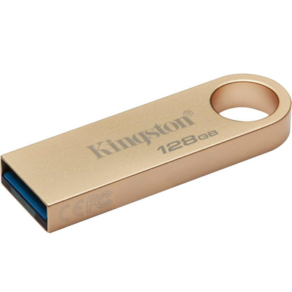 Kingston Pendrive 128GB DTSE9G3/128GB USB-A 3.2 Chiavetta Memoria PC Metal Dorato 220MB/s