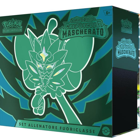 Pokemon Crepuscolo Mascherato Set Allenatore Fuoriclasse Scarlatto / Violetto It