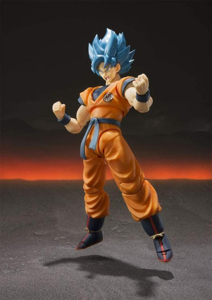 BANDAI SH FIGUARTS : DRAGON BALL SUPER BROLY (SON GOKU) SS GOD SUPER SAIYAN 15CM
