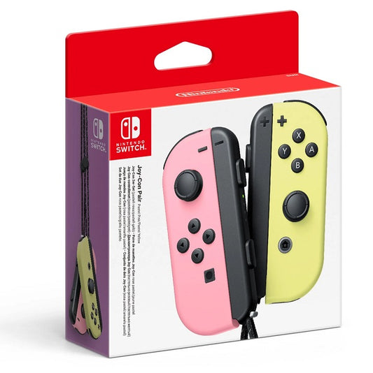 Joy-Con Coppia Controller Nintendo Switch Rosa /Giallo Pastello Pad Joystick
