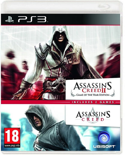ASSASSIN'S CREED I & ASSASSIN'S CREED II GOTY BUNDLE PS3 GIOCO PLAYSTATION 3 ITA