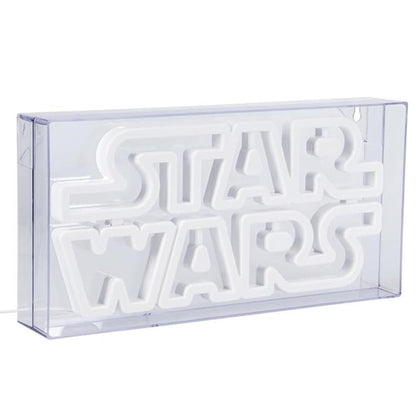 Paladone Lampada Da Tavolo/Muro Star Wars Logo Led Neon Light 30Cm 3D Ufficiale